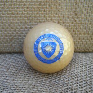 Kent State University Gold Golf Ball